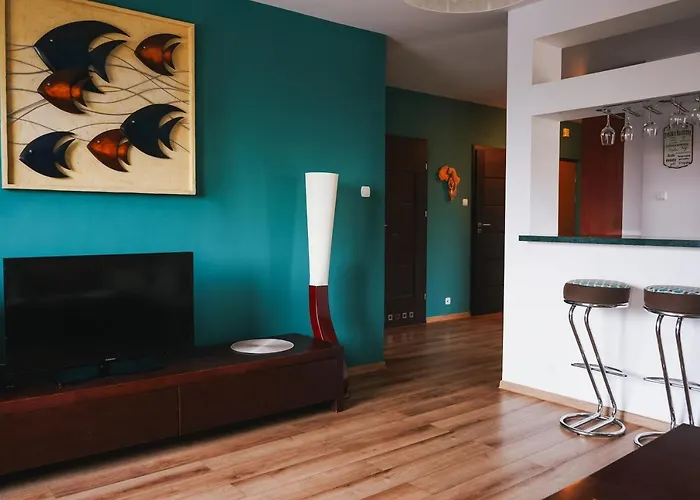 아파트 Rainbow Z Prywatnym Parkingiem